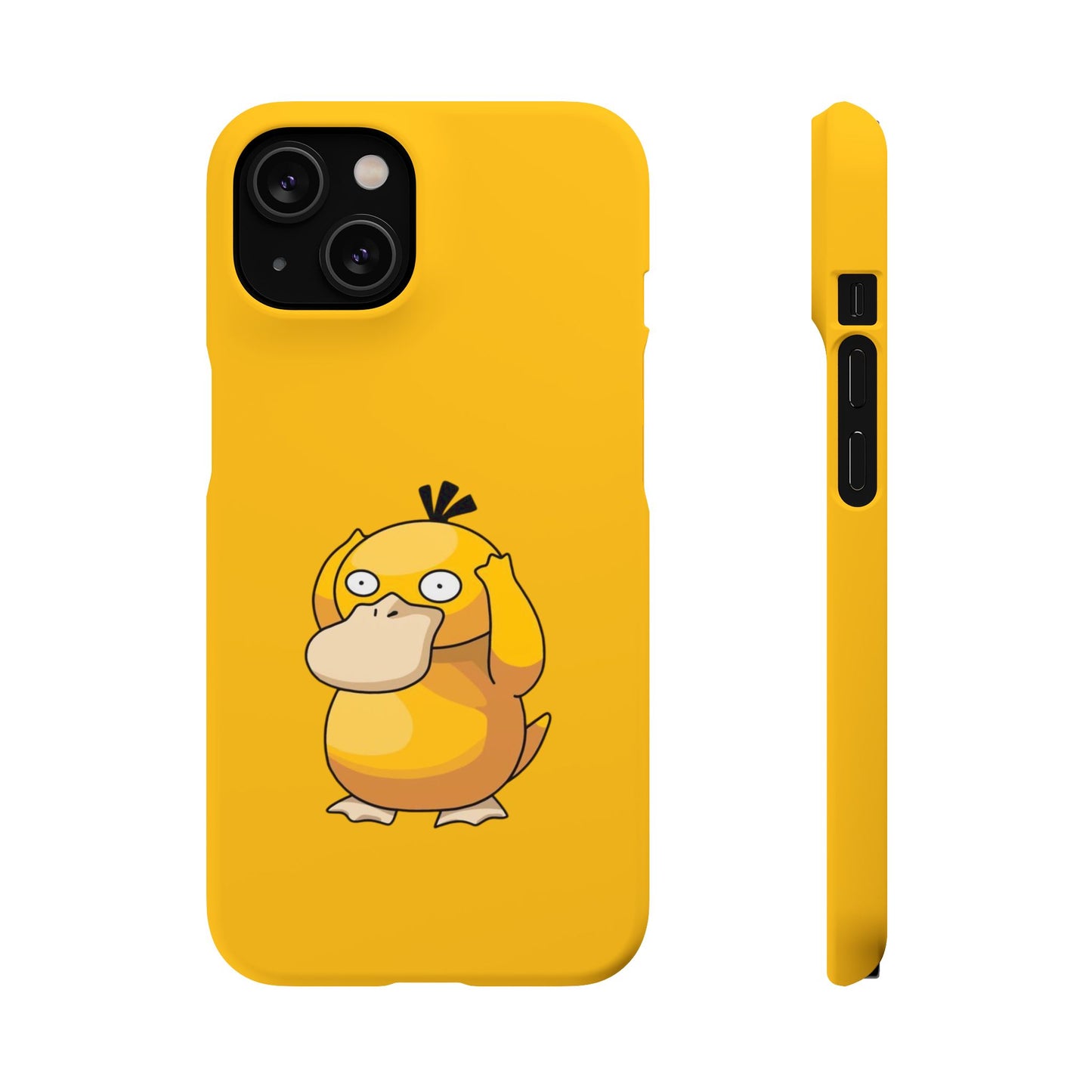 Psyduck Pokemon Snap Phone Cases, Yellow, Cartoon - iPhone, Samsung