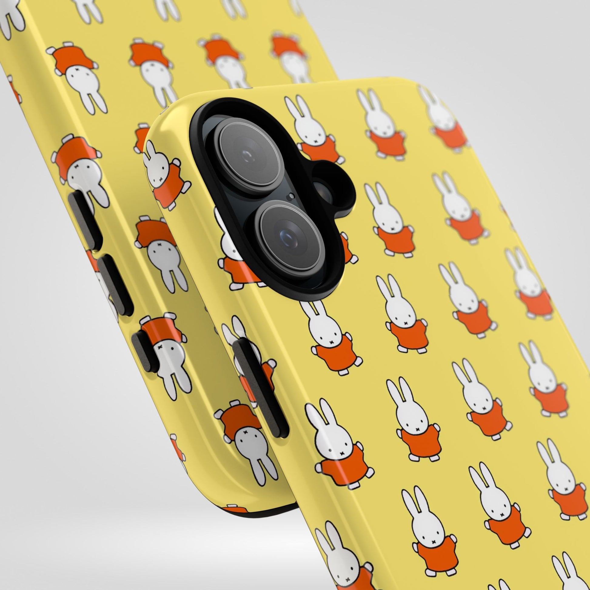 Cute Miffy Tough Phone Case - Miffy Series, Yellow, iPhone, Samsung - Roe Creation