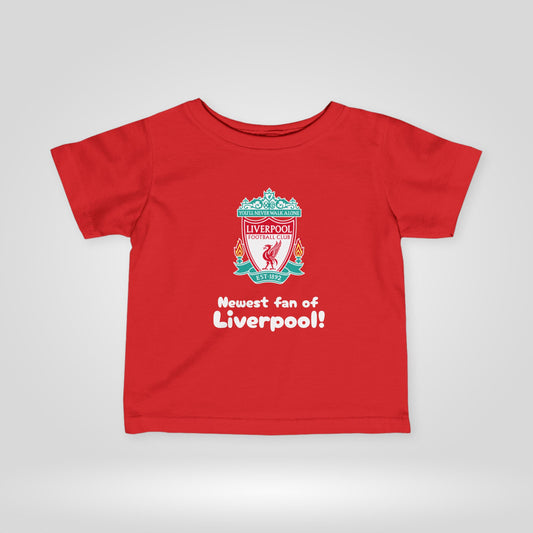 Liverpool FC Infant Tee - Newest fan of Liverpool!.