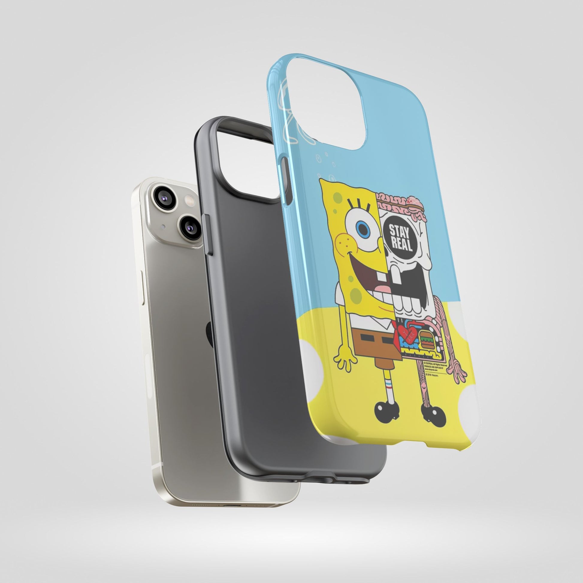 Stay Real Spongebob Tough iPhone Case for Lovers - Roe Creation