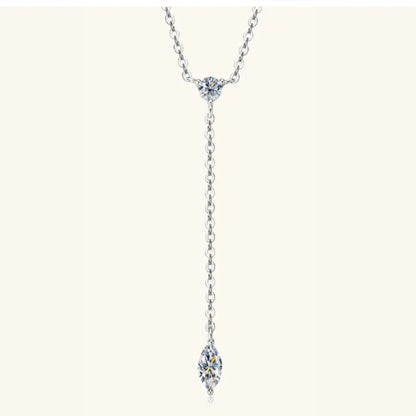 Moissanite 925 Sterling Silver Necklace - Roe Creation