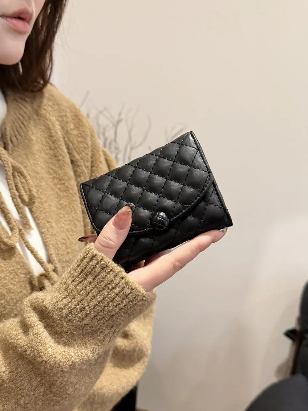 PU Leather Solid Color Wallet - Roe Creation