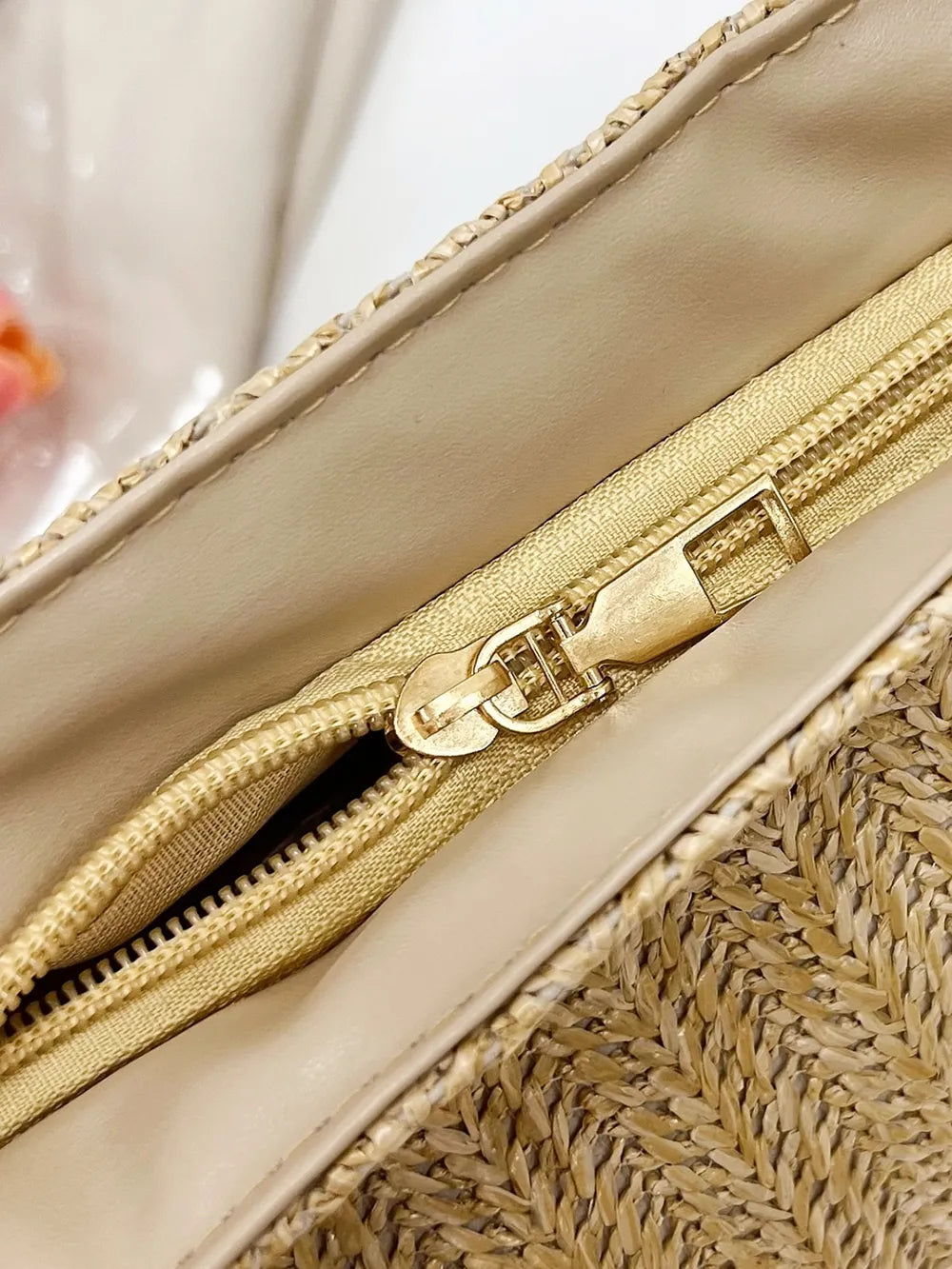 Straw Woven Tote Bag - Roe Creation