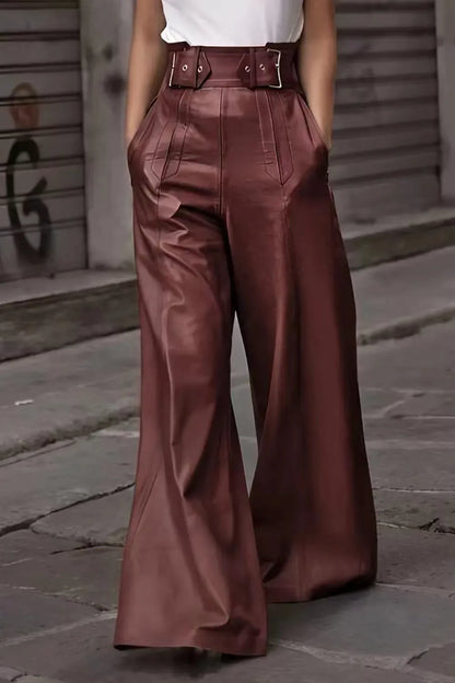 High Waist Wide Flare Pants - Roe Creation