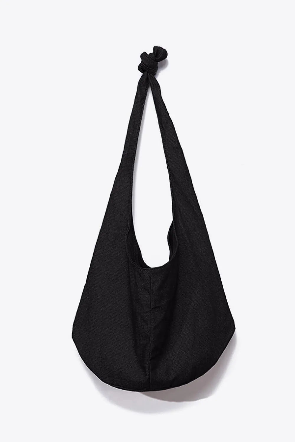Large Canvas Crossbody Bag with Ethnic Pattern - Roe Creation