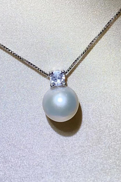 Freshwater Pearl 925 Sterling Silver Necklace - Roe Creation