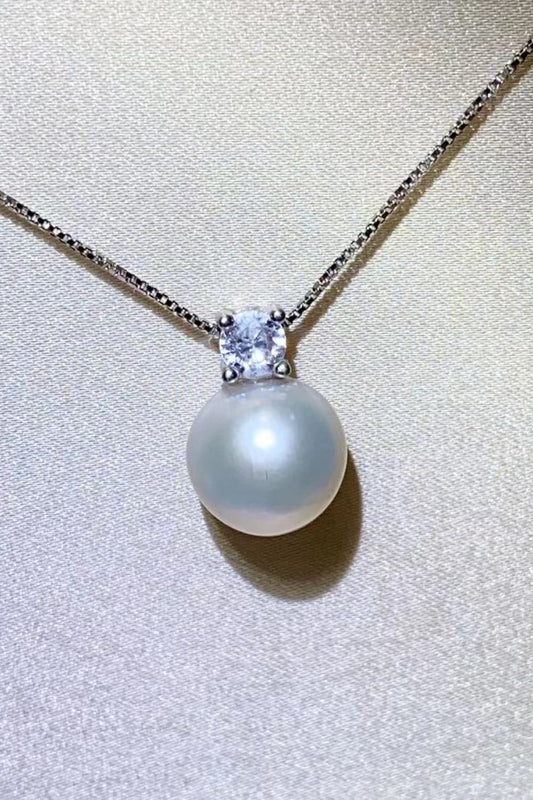 Freshwater Pearl 925 Sterling Silver Necklace - Roe Creation
