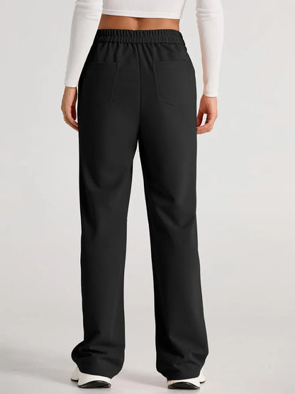High Waist Wide Leg Pants - Roe Creation
