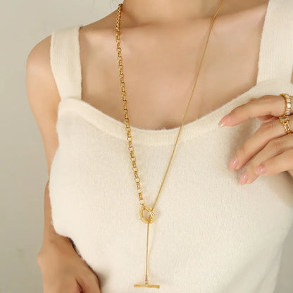 Titanium Steel Chain Necklace - Roe Creation