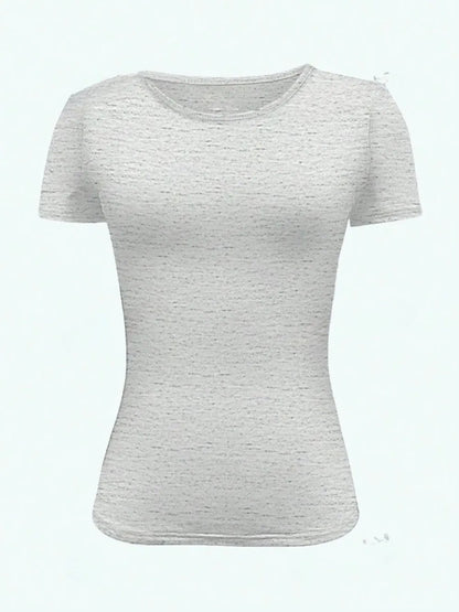 Round Neck Short Sleeve T-Shirt - Roe Creation