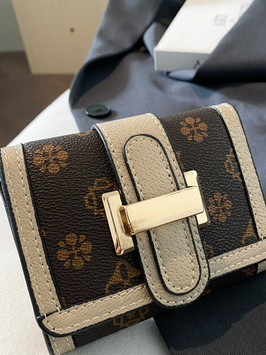 Printed PU Leather Wallet - Roe Creation