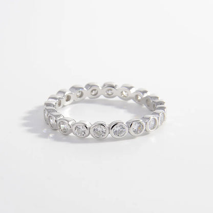 925 Sterling Silver Zircon Ring - Roe Creation