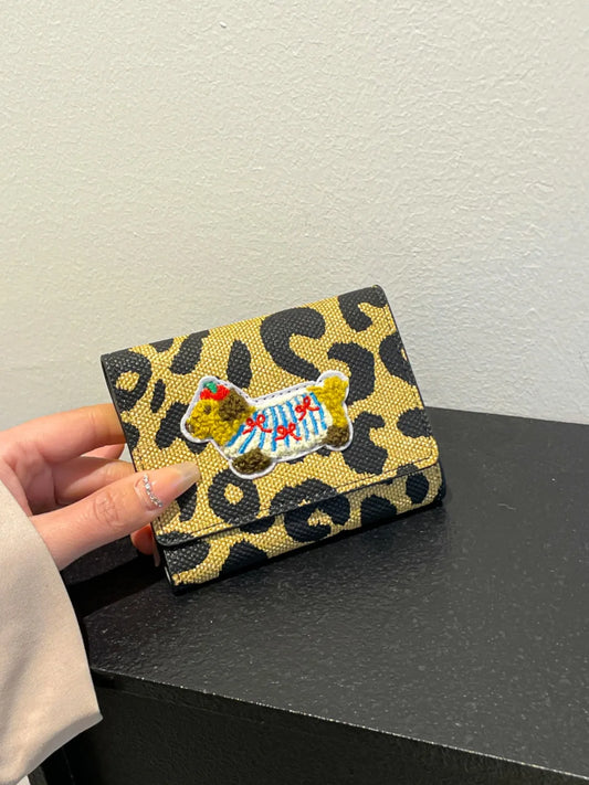 PU Leather Printed Wallet - Roe Creation