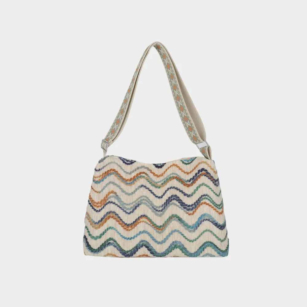Vintage Medium Shoulder Bag with Adjustable Strap - Roe Creation