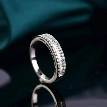 Moissanite 925 Sterling Silver Ring - Roe Creation