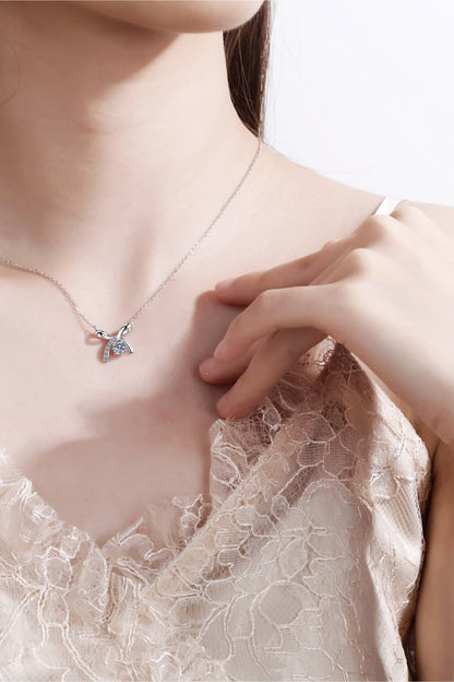 Moissanite 925 Sterling Silver Necklace - Roe Creation