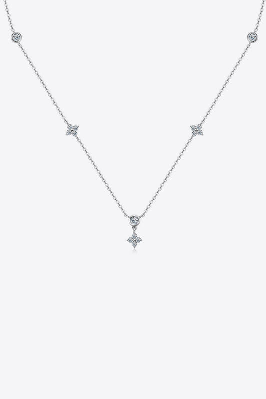 Moissanite 925 Sterling Silver Necklace - Roe Creation