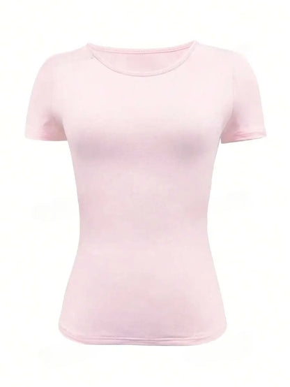 Round Neck Short Sleeve T-Shirt - Roe Creation