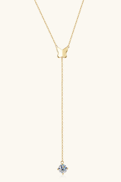 1 Carat Moissanite 925 Sterling Silver Necklace - Roe Creation