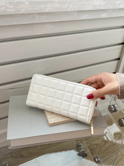 PU Leather Solid Color Wallet - Roe Creation