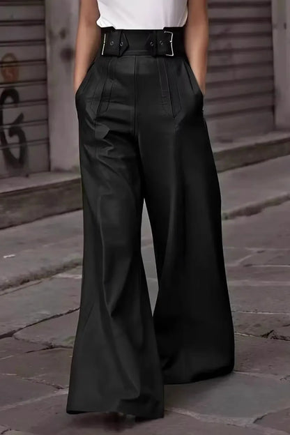 High Waist Wide Flare Pants - Roe Creation