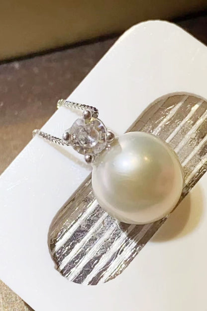Freshwater Pearl 925 Sterling Silver Necklace - Roe Creation