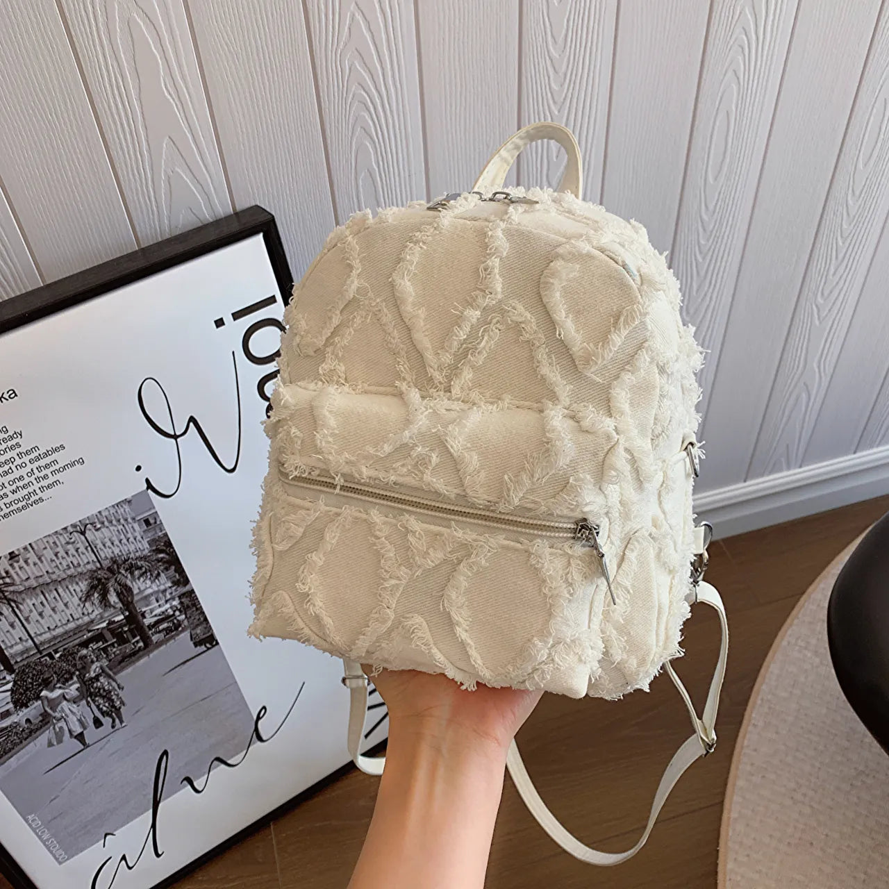 Fringe Edge Mini Backpack Bag - Roe Creation