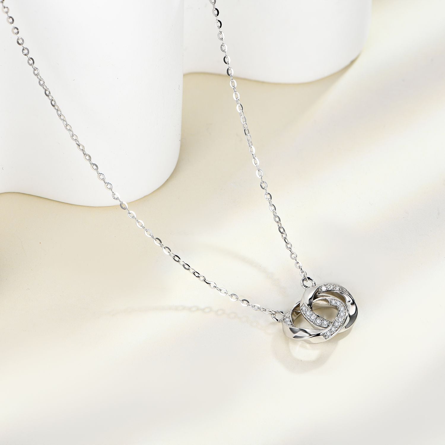 Moissanite 925 Sterling Silver Necklace - Roe Creation