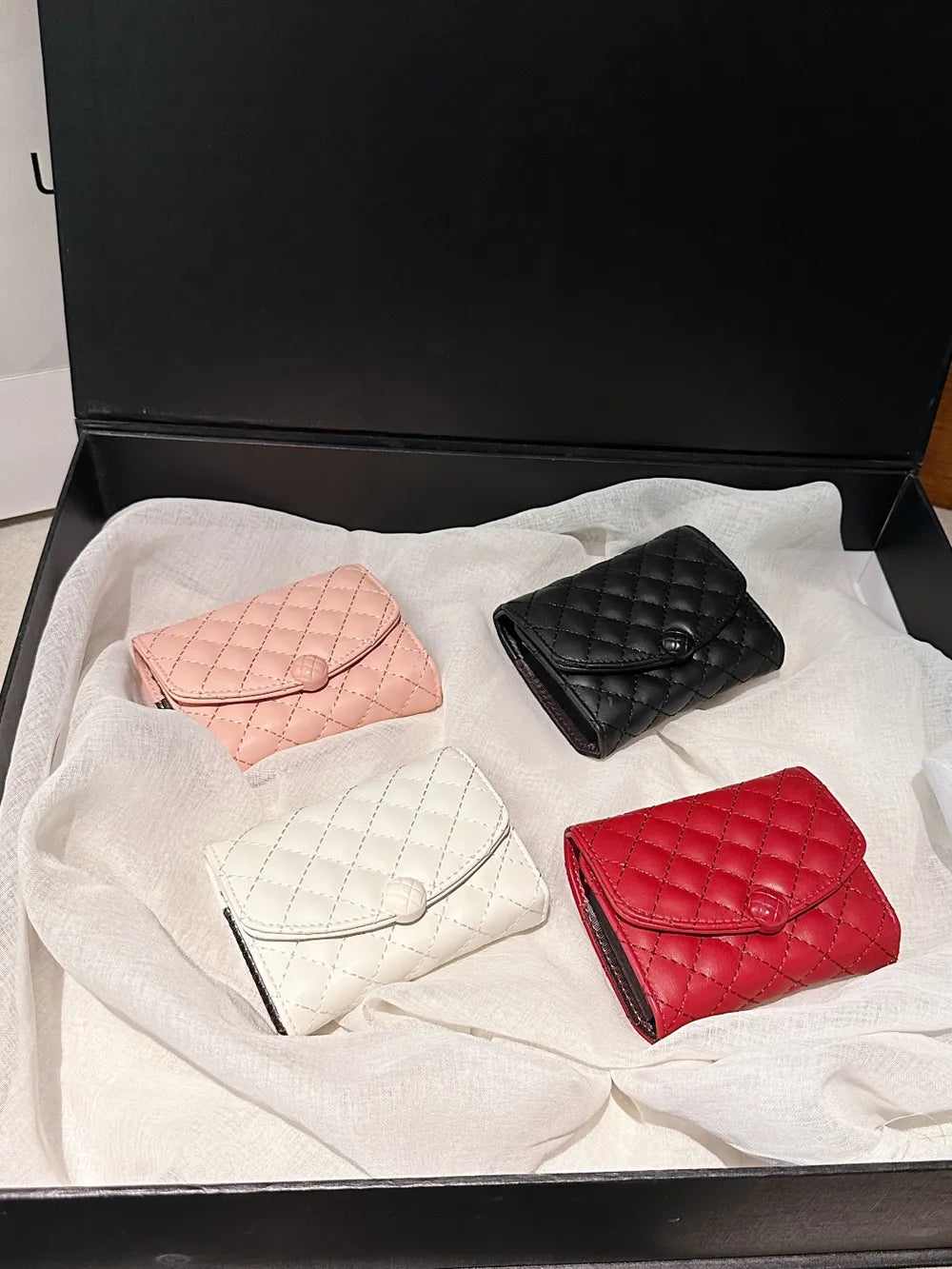 PU Leather Solid Color Wallet - Roe Creation