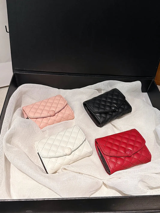PU Leather Solid Color Wallet - Roe Creation