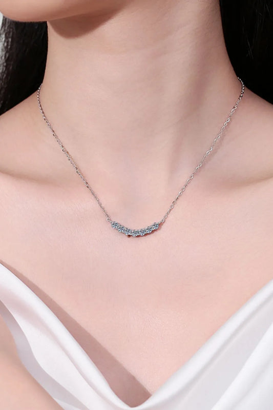 1.4 Carat Moissanite 925 Sterling Silver Necklace - Roe Creation