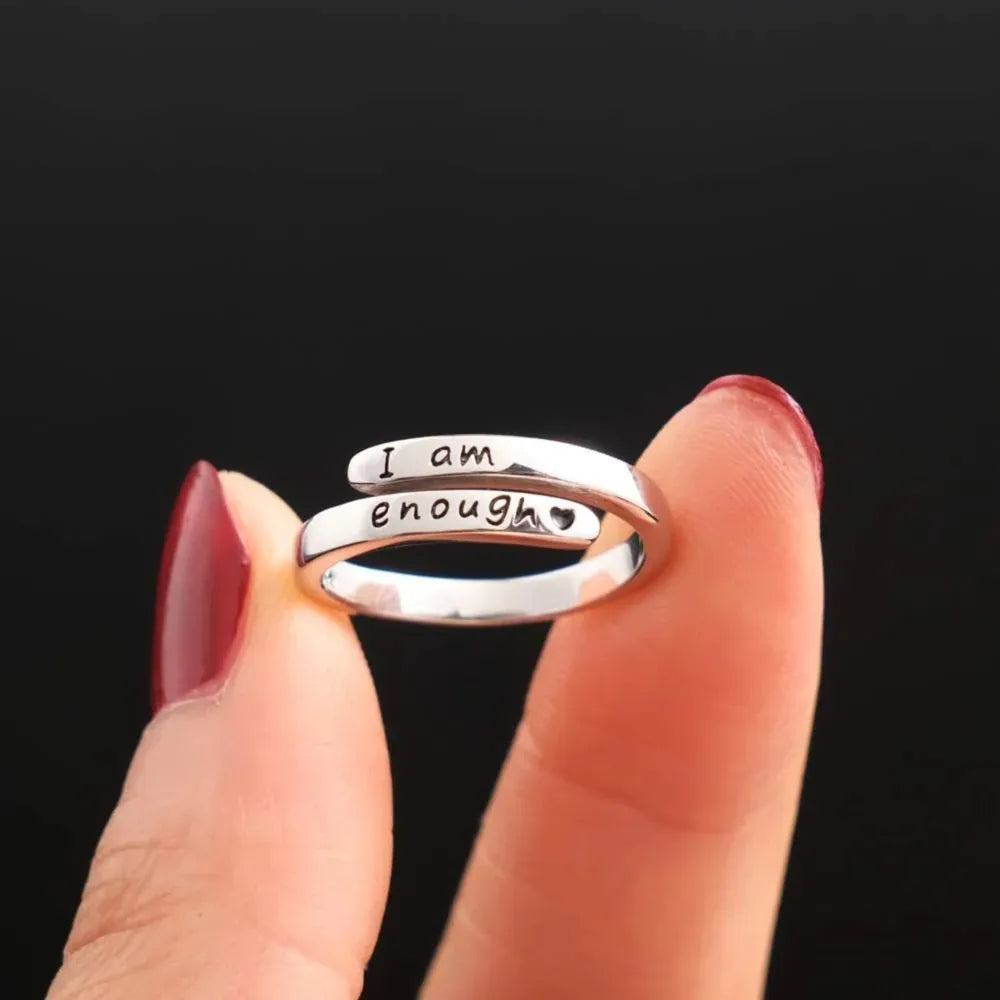 925 Sterling Silver Engraved Bypass Ring - Roe Creation